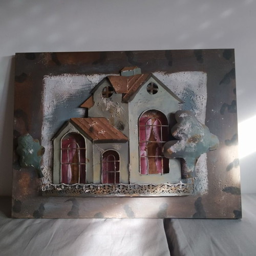 Metal 3D art piece Inart new