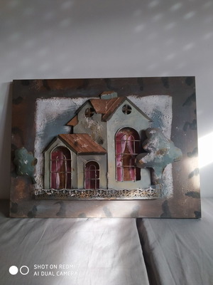 Metal 3D art piece Inart new
