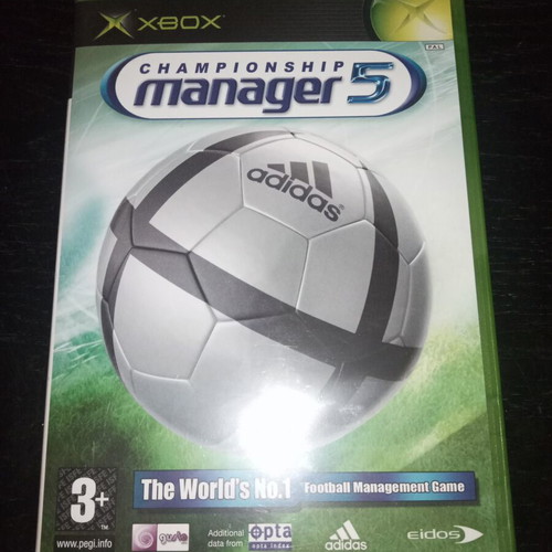Xbox original Championship Manager 5 game