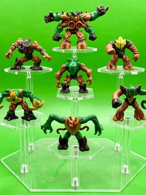 Gormiti Series 1 Forest Tribe complete set of 7 figures
