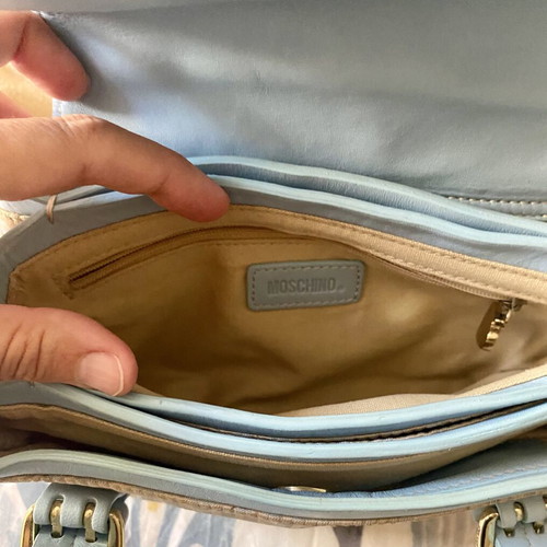 Moschino vintage baby blue handbag