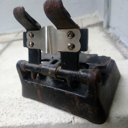 Film splicing tool used, American