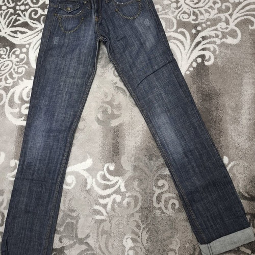 John Galliano jeans like new, size 28, blue with gold details