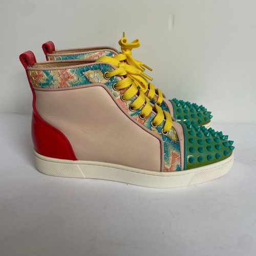 Christian Louboutin women sneakers 36.5 like new, colorful
