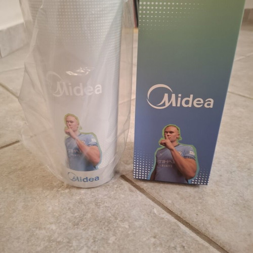 Manchester City x Midea glass with Erling Haaland, new