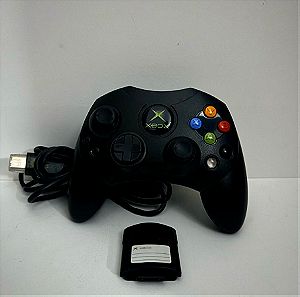 Xbox original controller & memory card