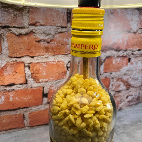 Desk lamp made from Pampero rum bottle new