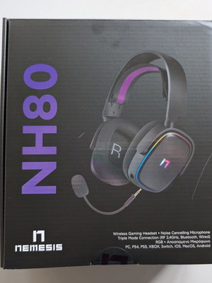 Turbo-X Nemesis NH80 wireless gaming headset new, black