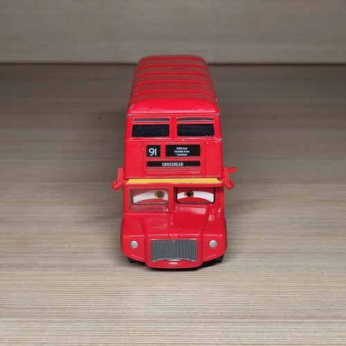 Mattel Disney Pixar Cars London Double Decker Bus used, metal