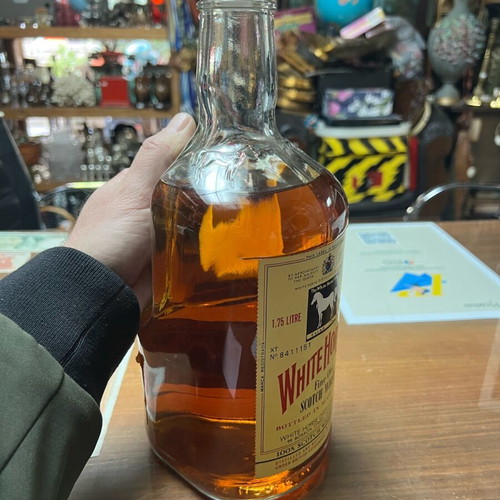 White Horse Scotch Whisky 1980’s 1.7 liters new, sealed edition