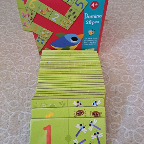 Domino for children 4+ by Djeco, new