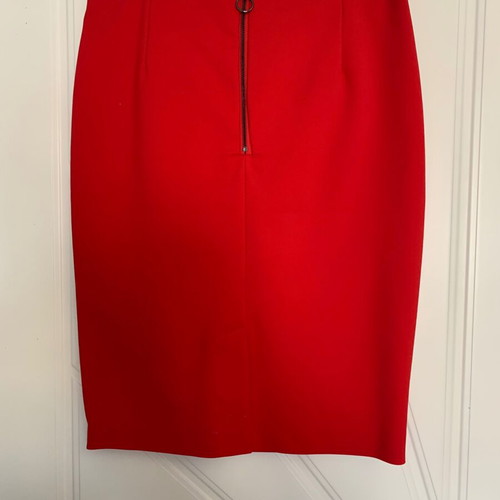 Skirt red like new, size XS, knee length