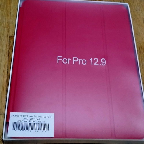 Book case for iPad Pro 12.9 new, red