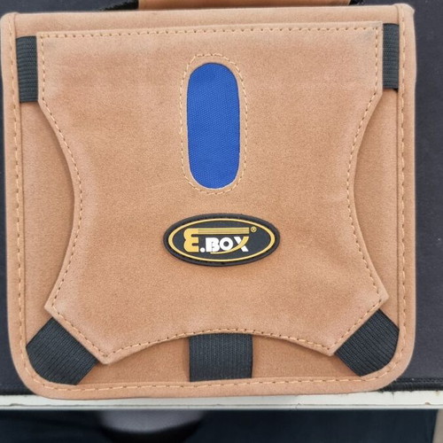 CD/DVD case for 40 discs, new, suede leather