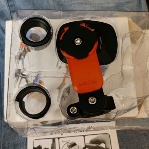 Bicycle saddle and phone holder new