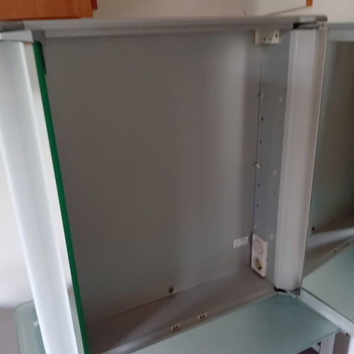 Bathroom mirror cabinet like new, 76×70×15 cm