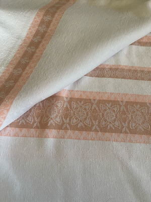Cotton woven tablecloths used, pack of 2, 150x150 cm