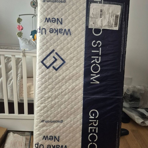 Greco Strom Baby Mattress 65x130 cm new antibacterial