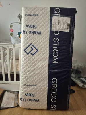 Greco Strom Baby Mattress 65x130 cm new antibacterial