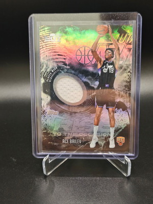 Topps Flagship NBA Basketball 2025-26 Ace Bailey Rookie Holo Game Worn Patch like new