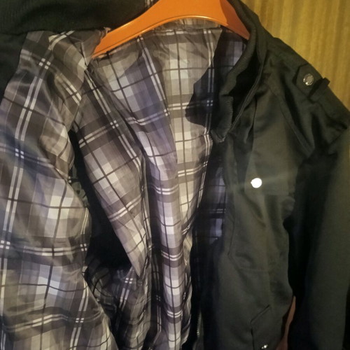 Men's jacket 5XL INTL new, fits like 3XL, black