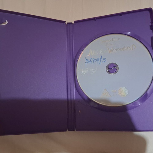 Alice in Wonderland DVD used with Greek subtitles
