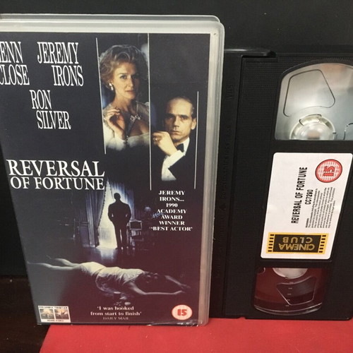 Reversal of Fortune VHS used, English version without subtitles