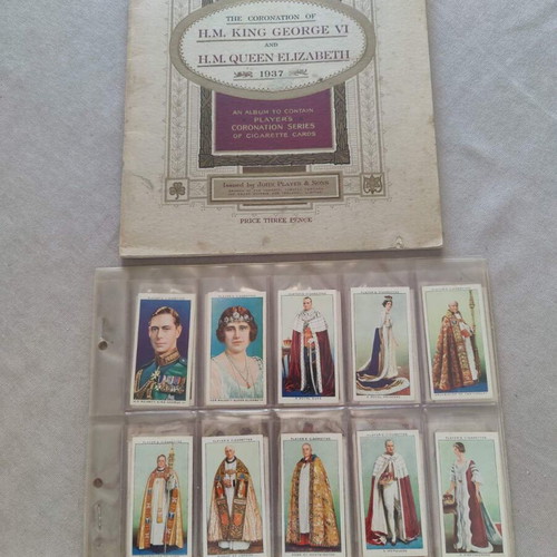 Players Commemorative Coronation Of George VI & Elizabeth 1937 card collection used