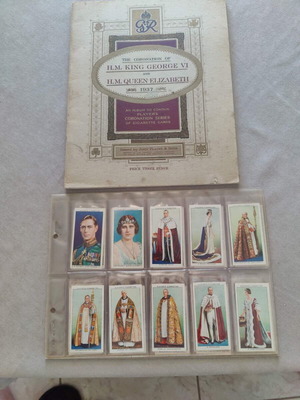 Players Commemorative Coronation Of George VI & Elizabeth 1937 card collection used