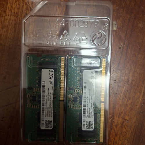 Ram memory 2x8GB DDR5 for laptop like new