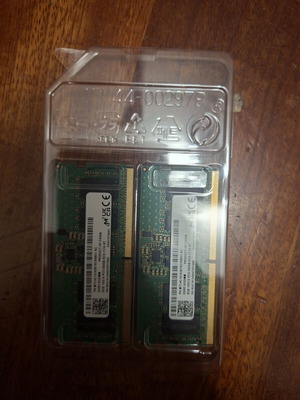 Ram memory 2x8GB DDR5 for laptop like new