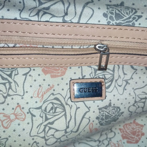 Guess shoulder bag original, used, beige and brown