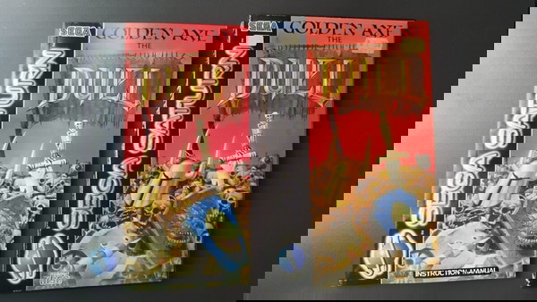 Sega Saturn Golden Axe The Duel σκετο κουτι και manual