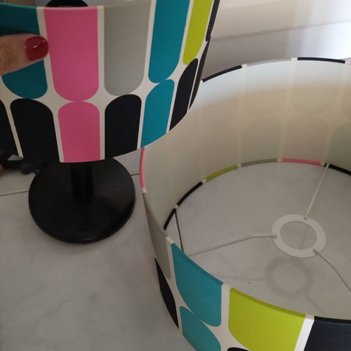 Ceiling lamp and table lamp set