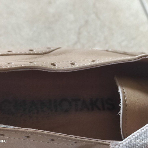 Chaniotakis women's leather Oxford shoes like new