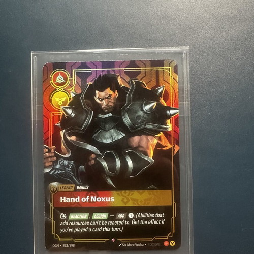 Darius Hand of Noxus card new, League of Legends
