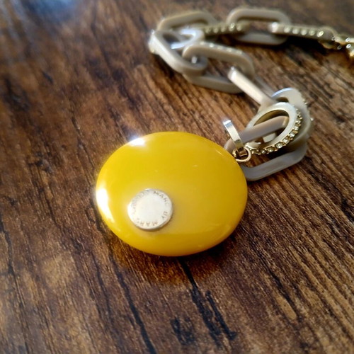 Marc by Marc Jacobs bracelet with yellow and grey charm