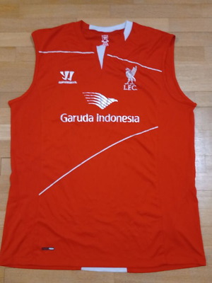 Liverpool Football Vest Warrior XL sleeveless training shirt like new