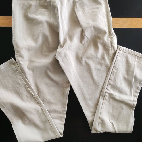 Sisley slim beige pants used, size S