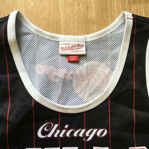 Mitchell & Ness Chicago Bulls Pippen 97 Finals Black Basketball Jersey used