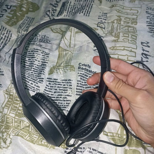 Headphones with led colorful lights new, wired