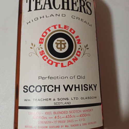 Teacher's whisky collectible 4.5 liters like new