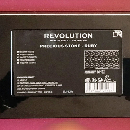 Revolution Precious Stone Ruby eyeshadow palette like new with 20 shades