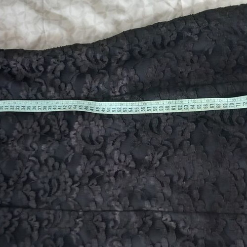 Elegant lace and muslin women's set like new, black