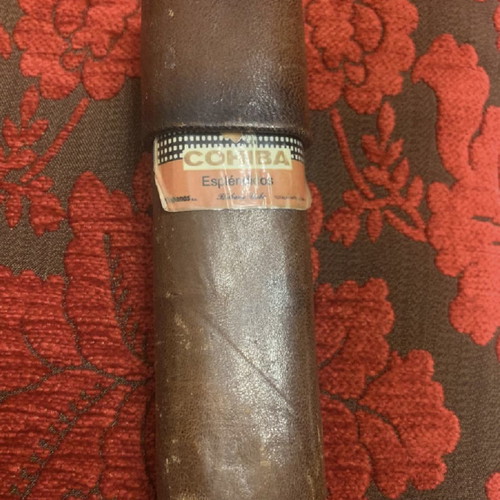 COHIBA cigar case from 1970 used, collectible