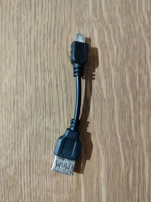 Adaptor MicroUSB to USB A female κοντό σαν καινούργιο