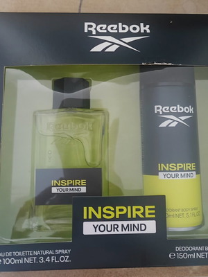 Reebok Inspire Your Mind Eau De Toilette and Deodorant Spray new