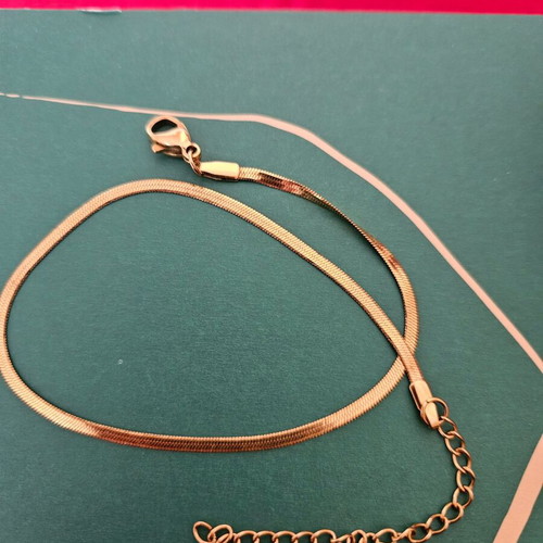 Anklet snake chain gold like new