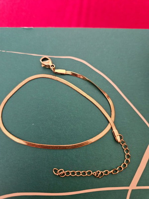 Anklet snake chain gold like new
