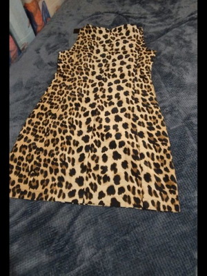 Animal Print Dress size Small new, black and beige